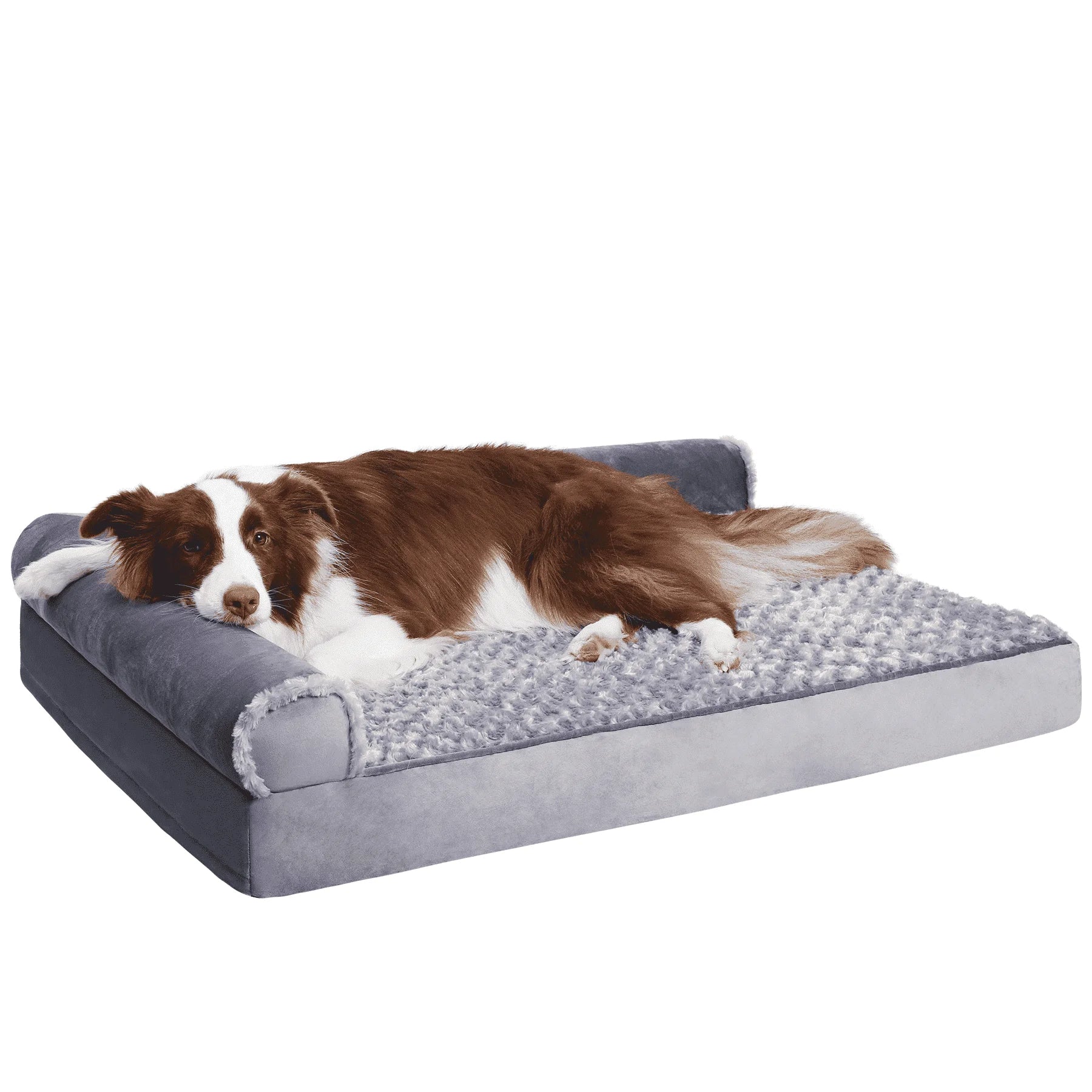 Washable Pet Couch Bed for Large Dogs，36"X27" Orthopedic Dog Bed with Non-Slip Bottom